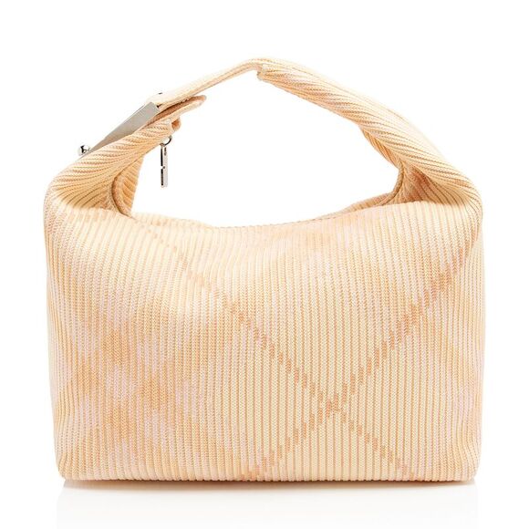 Burberry Handbags - Burberry Knit Check Peg Medium Duffle